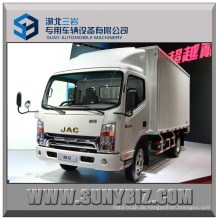 3t 4t 5t JAC 4X2 Rhd Licht Crago Box Truck